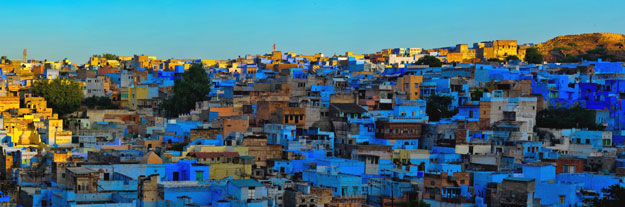 Indigo city of Jodhpur, Rajasthan, India