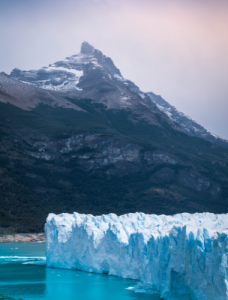 Patagonia glaciers and mountains