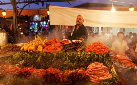 In the Markets of Marrakech, a Master Class in Moroccan Cuisine
