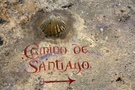 What is the camino de santiago route marker