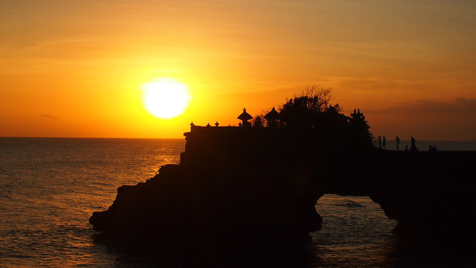 sunset in Bali