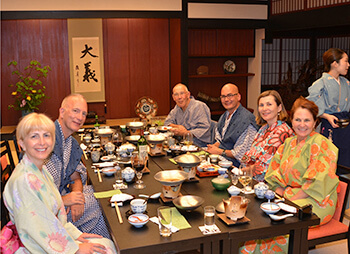 dinner in japan