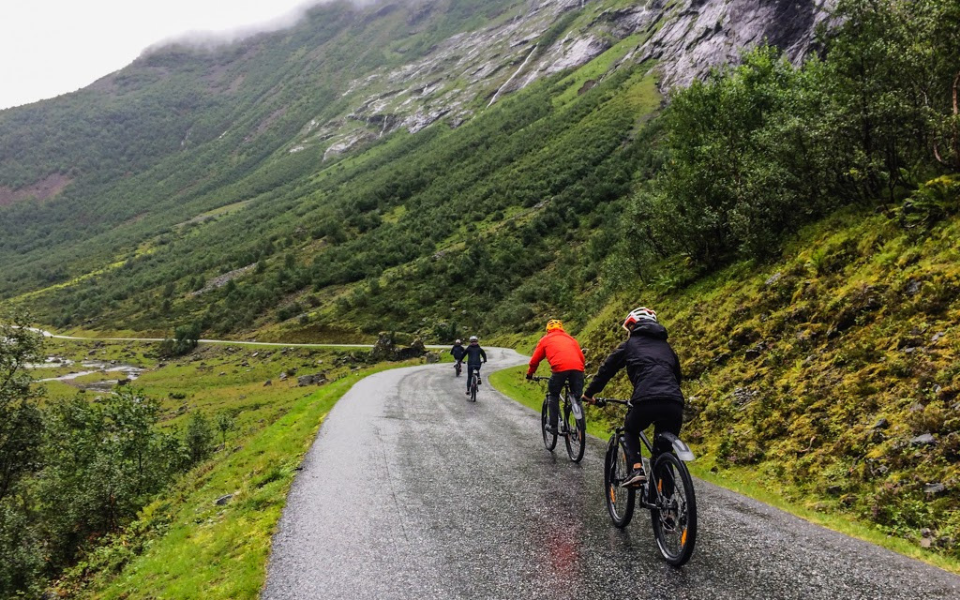 biking in Norway