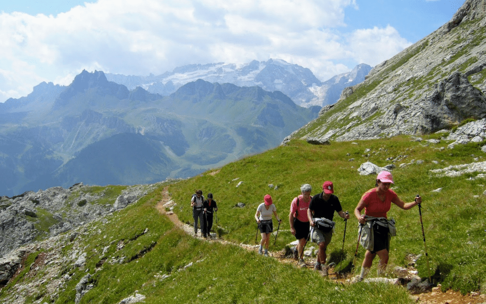 Dolomites hiking