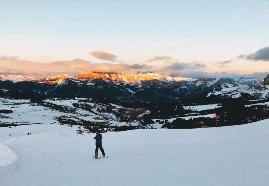 Dolomites winter