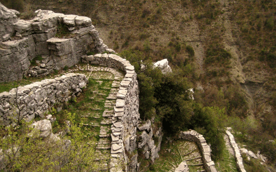 Zagori stone staircase