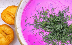 Lithuanian Cold Beet Soup