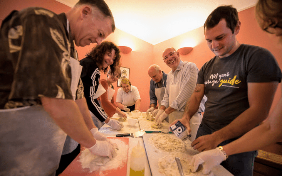 Pasta making in Piemonte