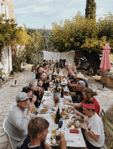 lunch in ventoux