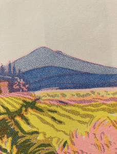 ventoux oil painting